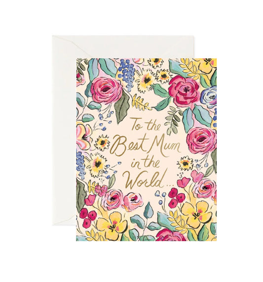 Best Mum in The World Card