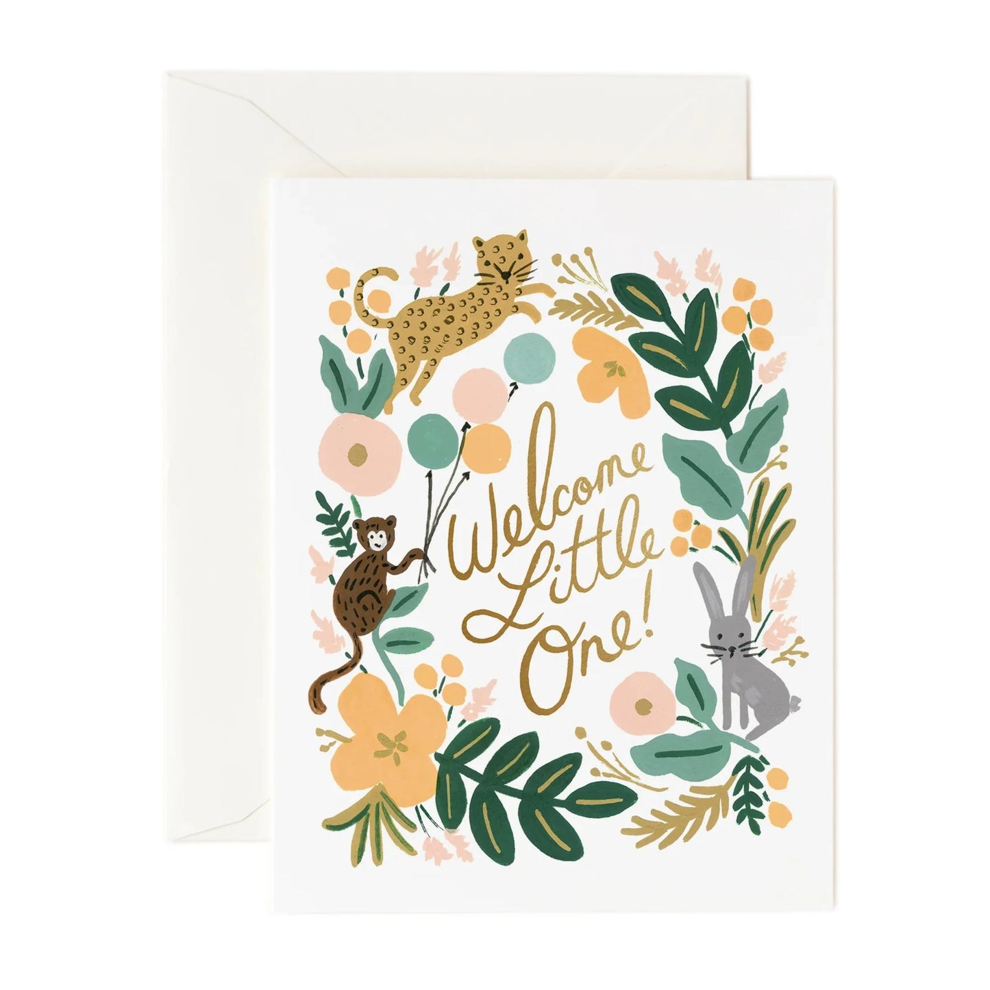 Menargerie Baby Card