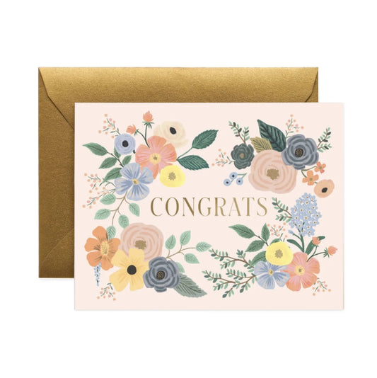 Garden Forest Congrats Card