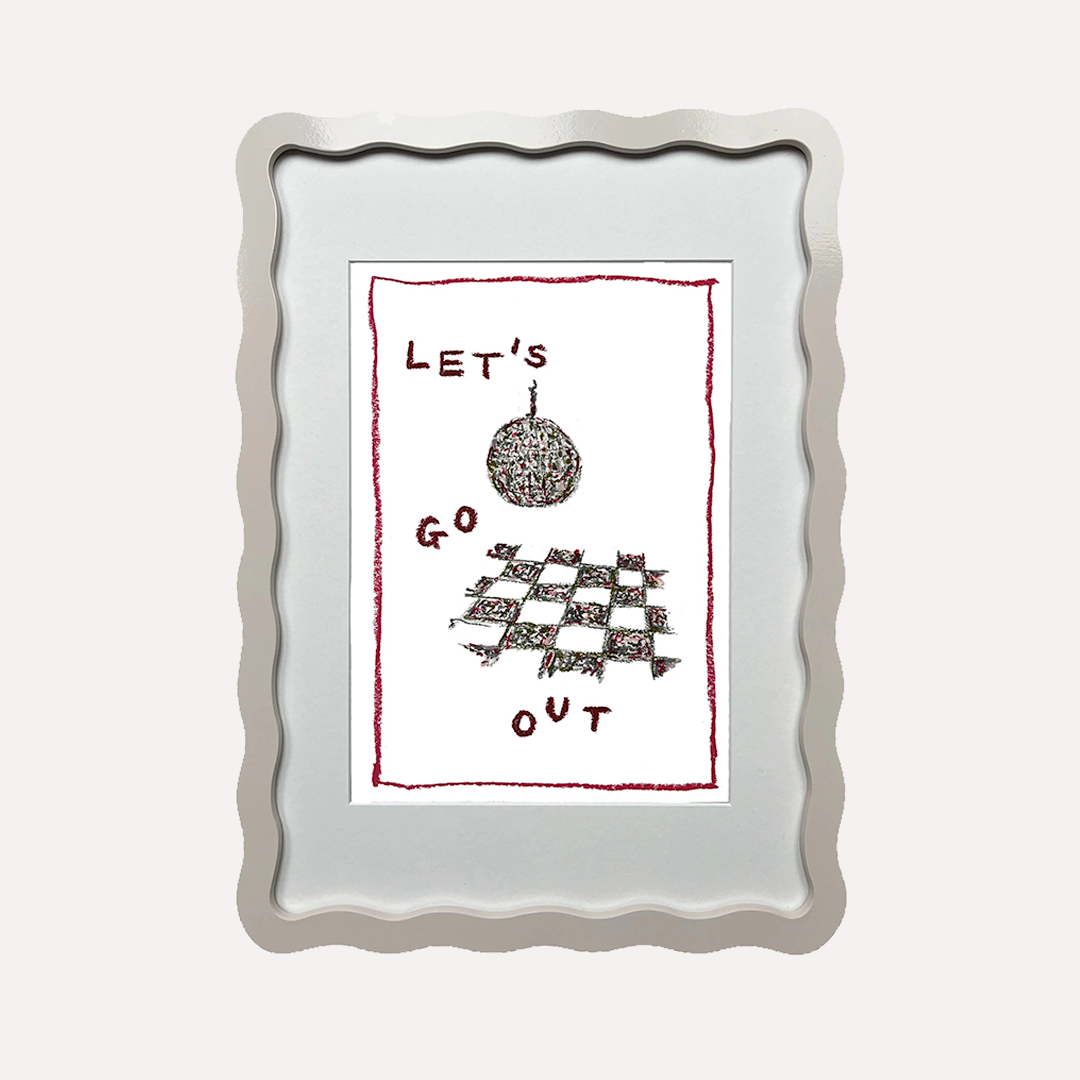 Cajco A4 Giclée Print - Let's Go Out