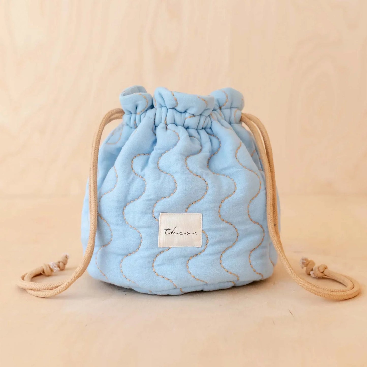 TBCo Drawstring Wash Bag - Blue