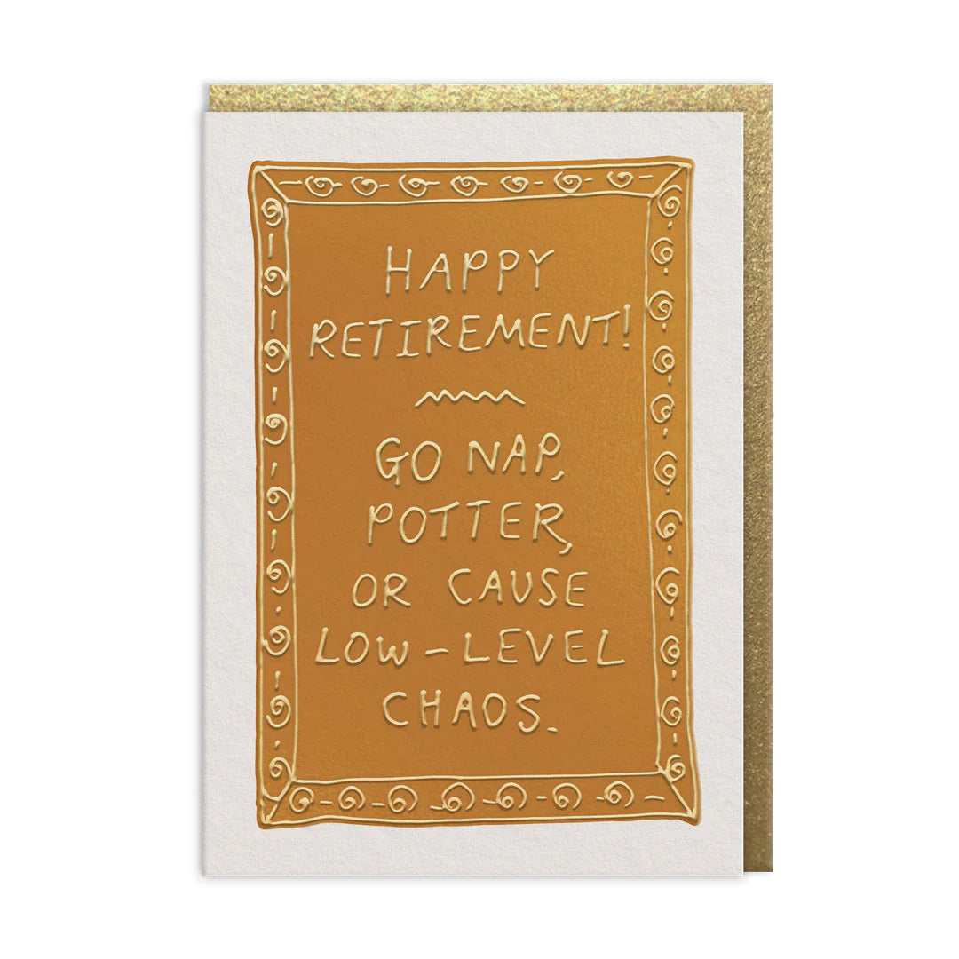 Happy Retirement Low Level Chaos Card