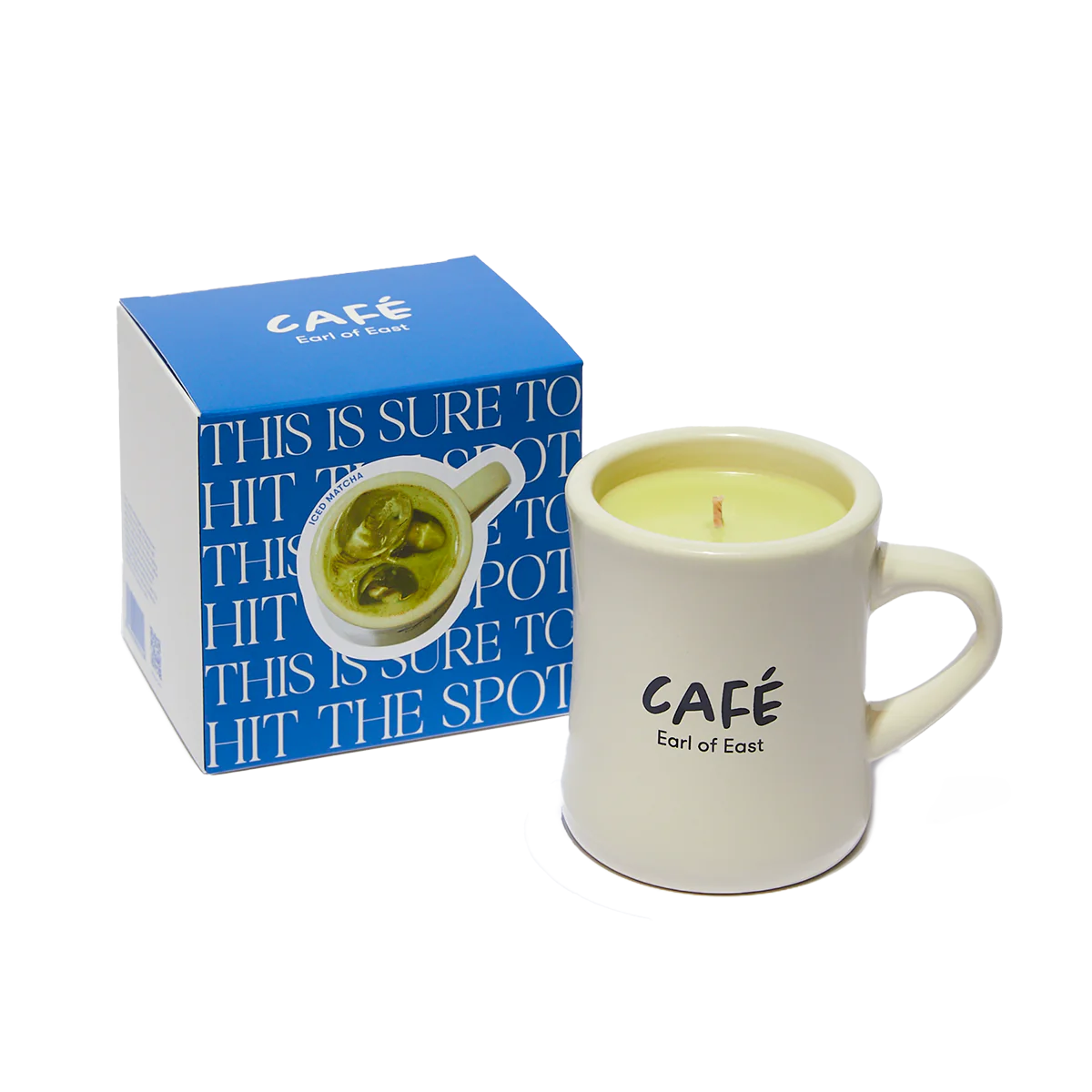 Earl of East Soy Wax Café Candle - Iced Matcha