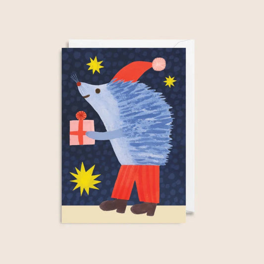Christmas Hedgehog Mini Card