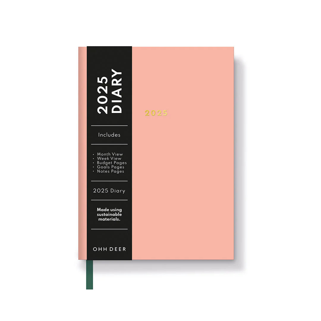 Blossom Pink A6 2025 Diary