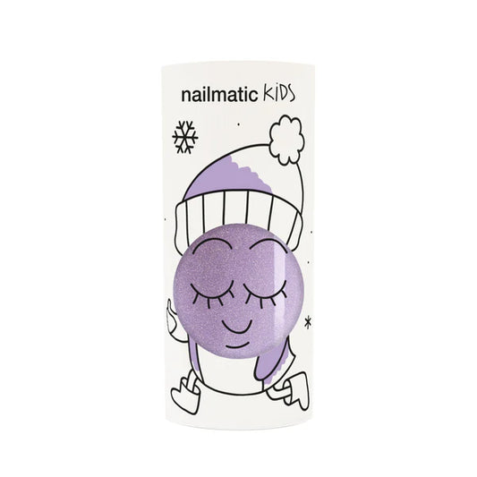 Nailmatic Kids Water Based Nail Polish - Lilac Glitter