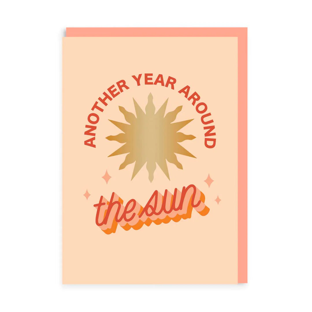 Another Year Around The Sun Birthday Card