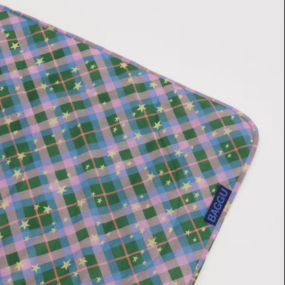 Baggu Picnic Blanket - Star Plaid
