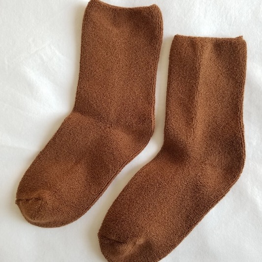 Le Bon Shoppe Cloud Socks - Sepia