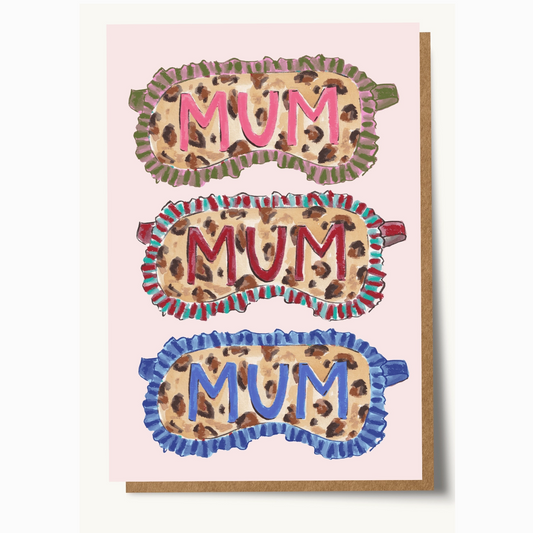 Mum Eyemask Card
