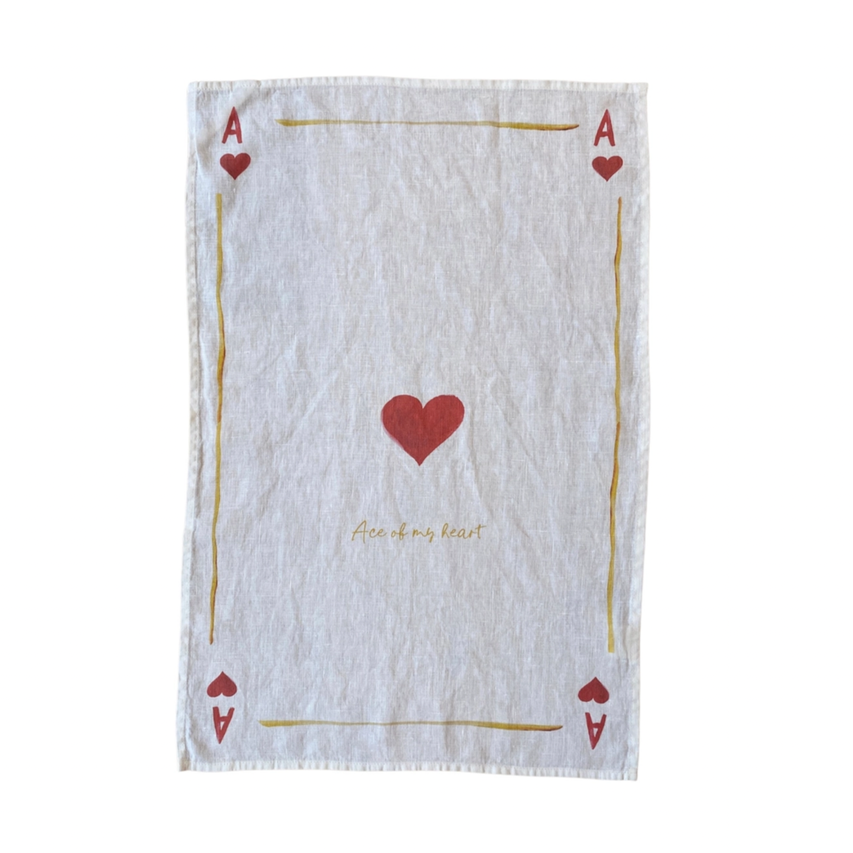 Dinette Linen Tea Towel - Ace of my Heart