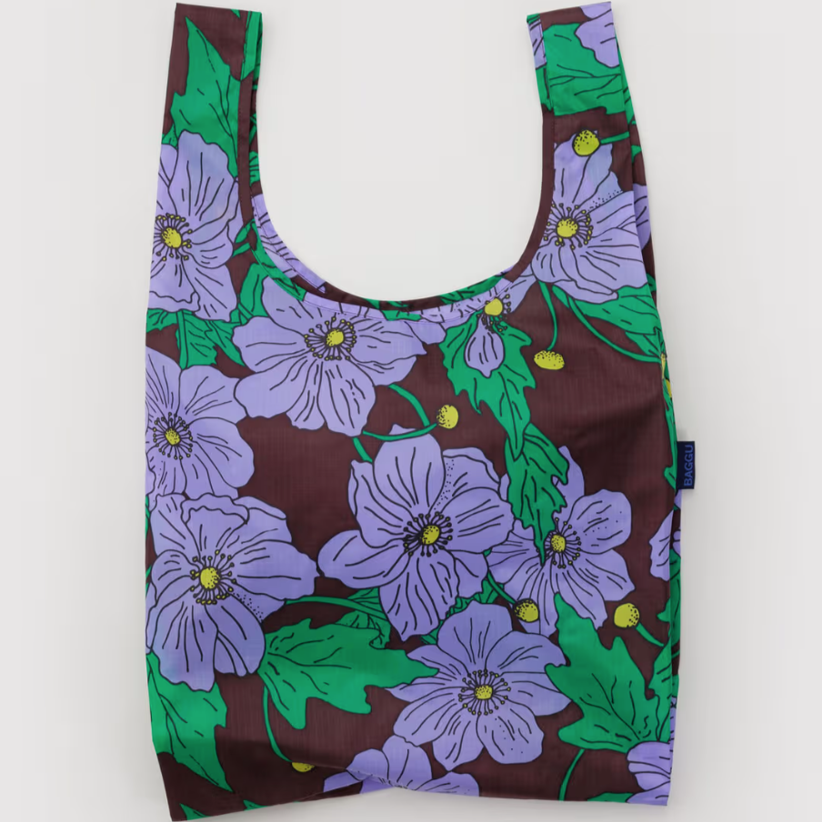 Baggu Standard Reusable Bag - Maroon Poppy