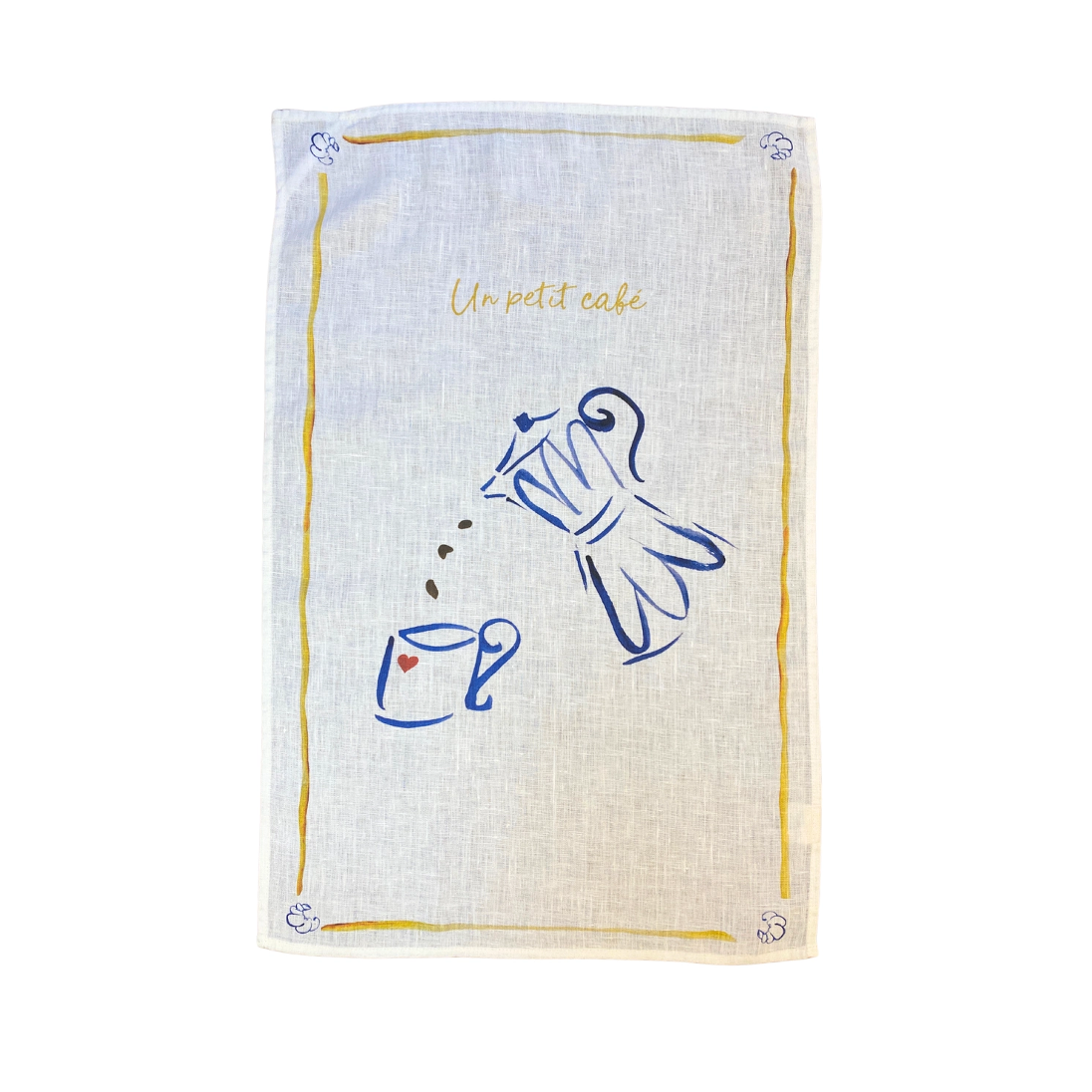 Dinette Linen Tea Towel - Un Petit Cafe