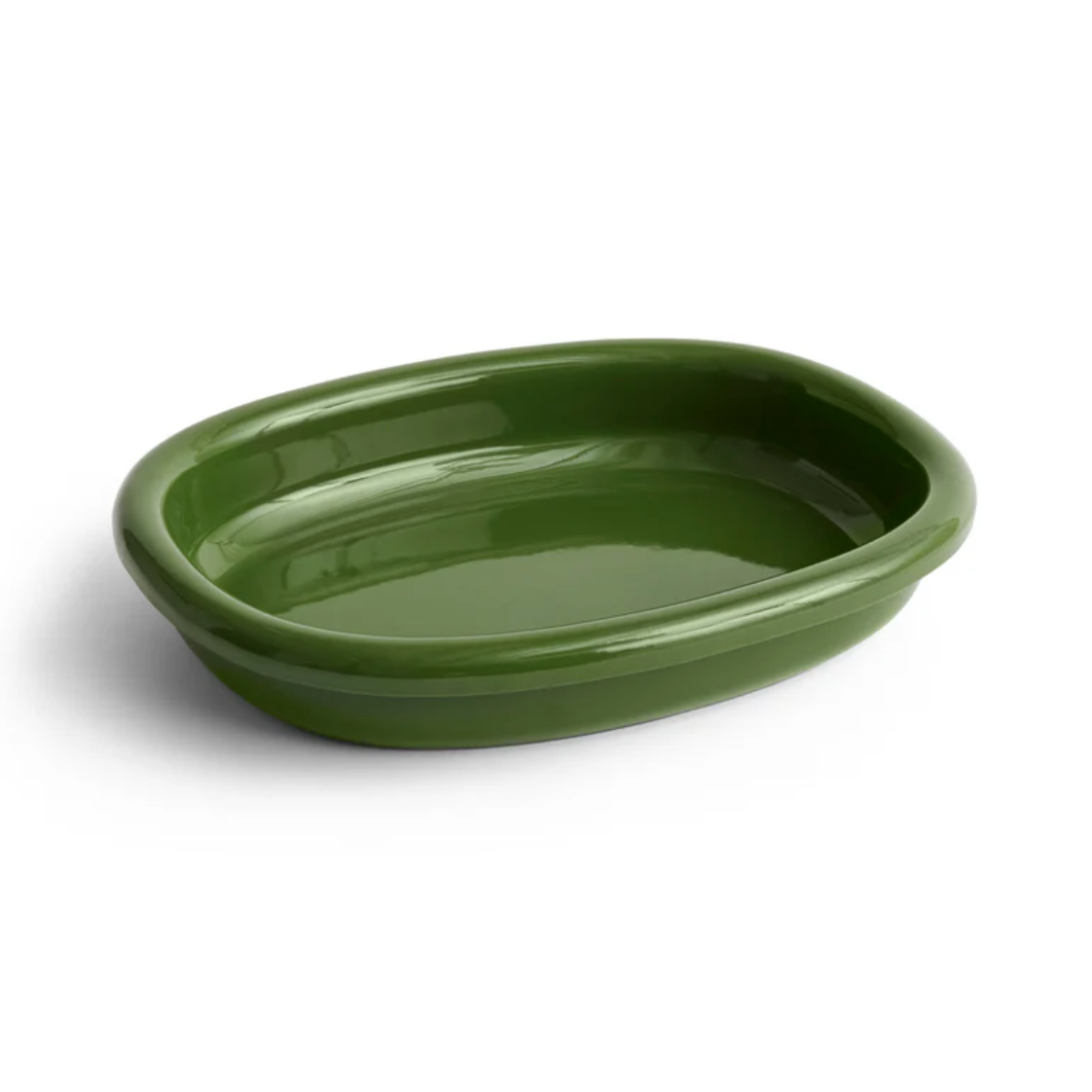 HAY Barro Oval Dish Large - Green