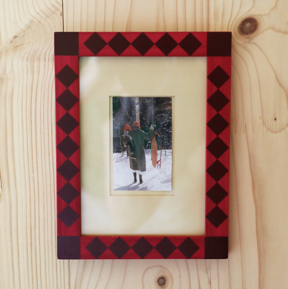 &K Picture Frame - Osteria A6 Burgundy
