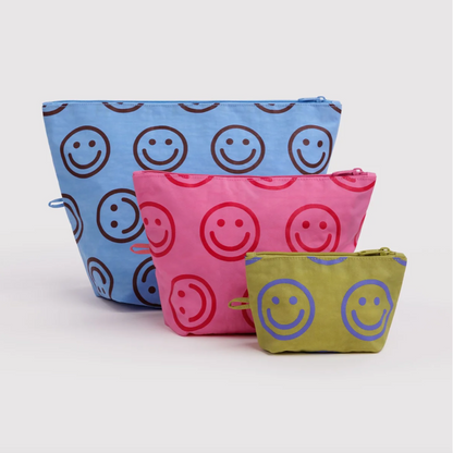 Baggu Go Pouch Set - Pop Happy Mix