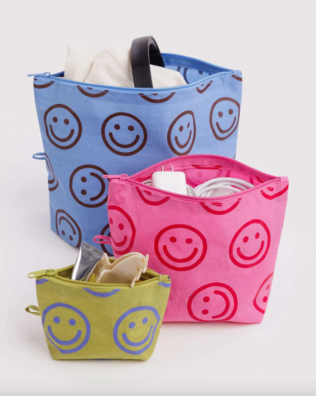 Baggu Go Pouch Set - Pop Happy Mix