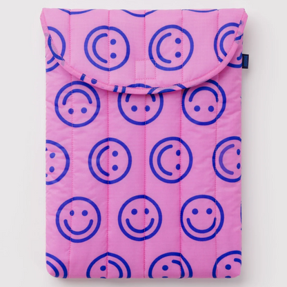 Baggu Laptop Case 13/14" - Pop Pink Happy