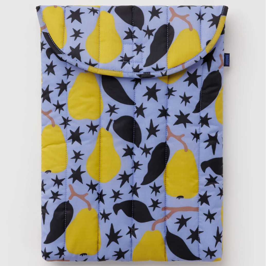 Baggu Laptop Case 13/14" - Golden Pears