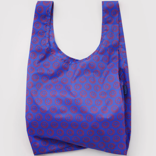 Baggu Standard Reusable Bag - Mini Cobalt Happy