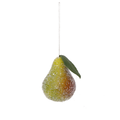 Sparkly Pear Decoration