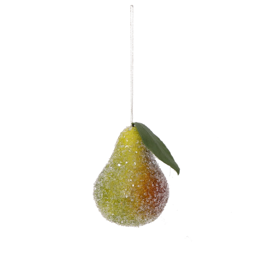 Sparkly Pear Decoration