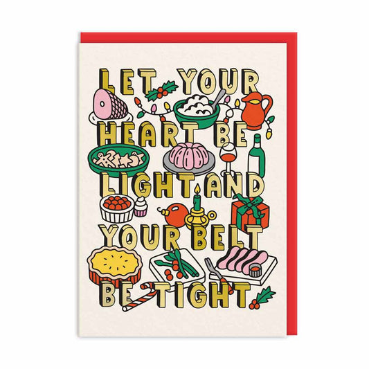 Heart Light Belt Tight Card