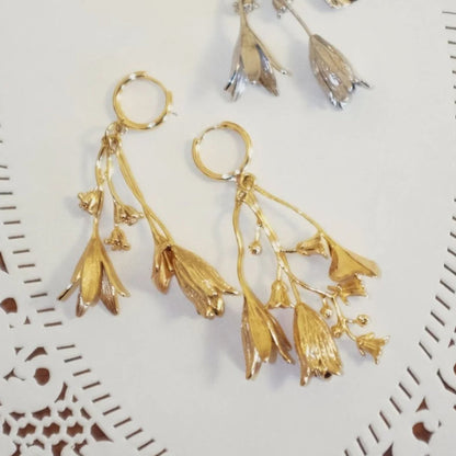 Blóma! Solstice Bouquet Earrings in Gold