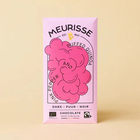 Meurisse Chocolate - Puffed Quinoa and Pink Pepper