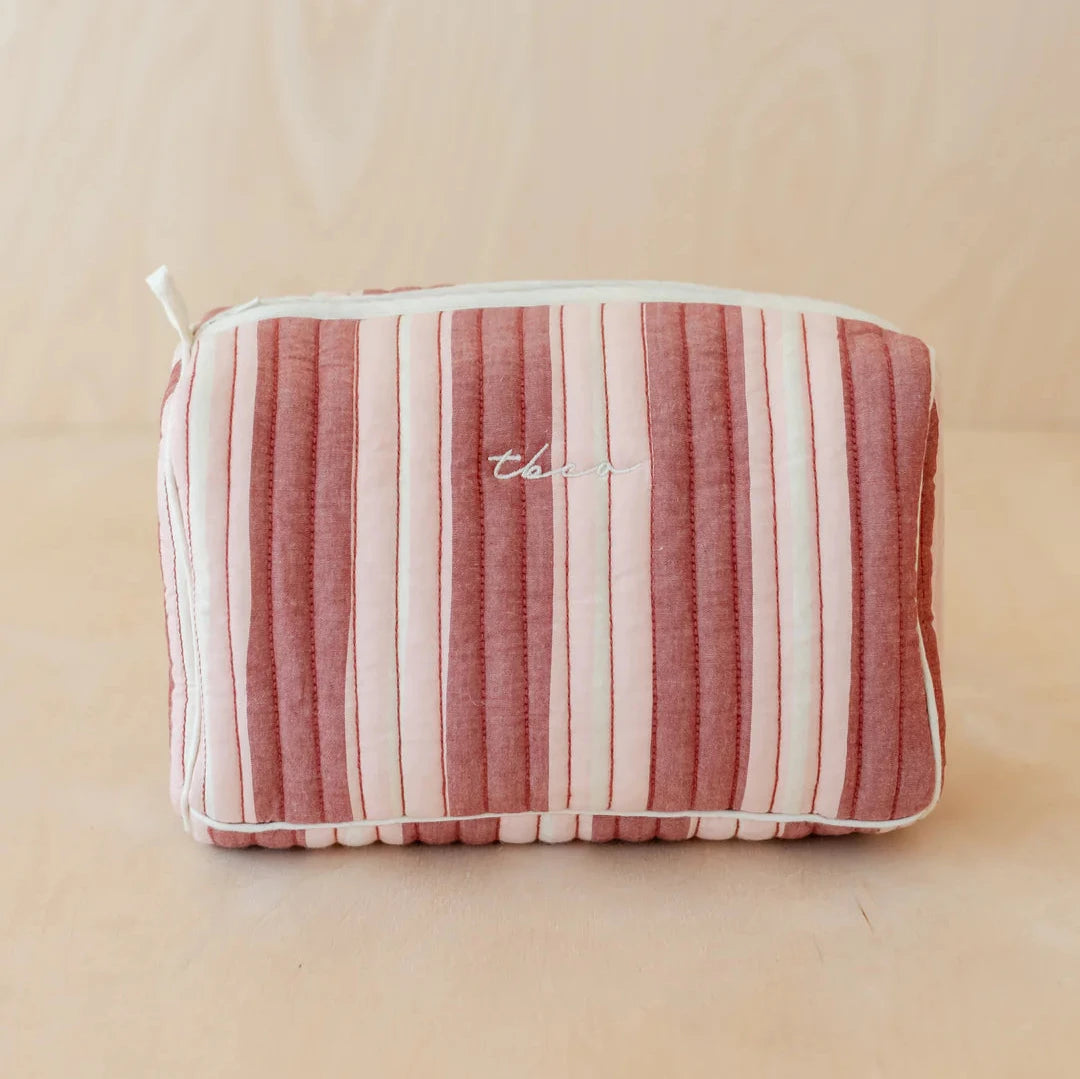 TBCo Travel Wash Bag - Red and Pink