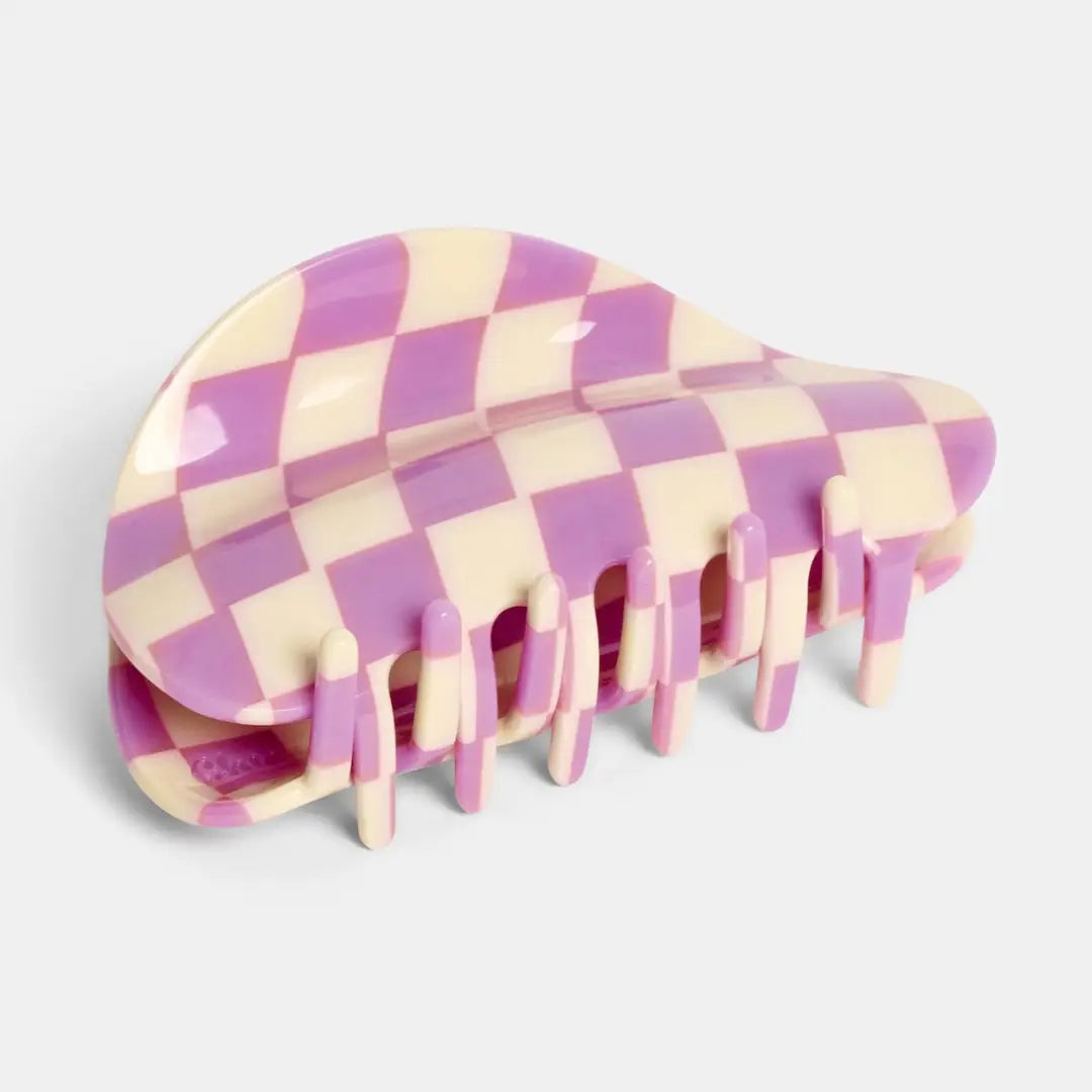 Chunks Checker Claw in Lavender