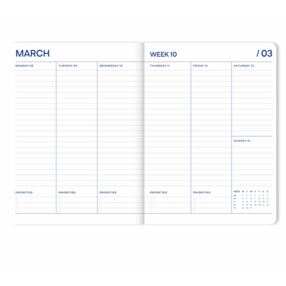 Fabrique 18 Months Diary 2026-2027 - Sun Beige
