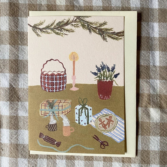 Winter Table Mini Card