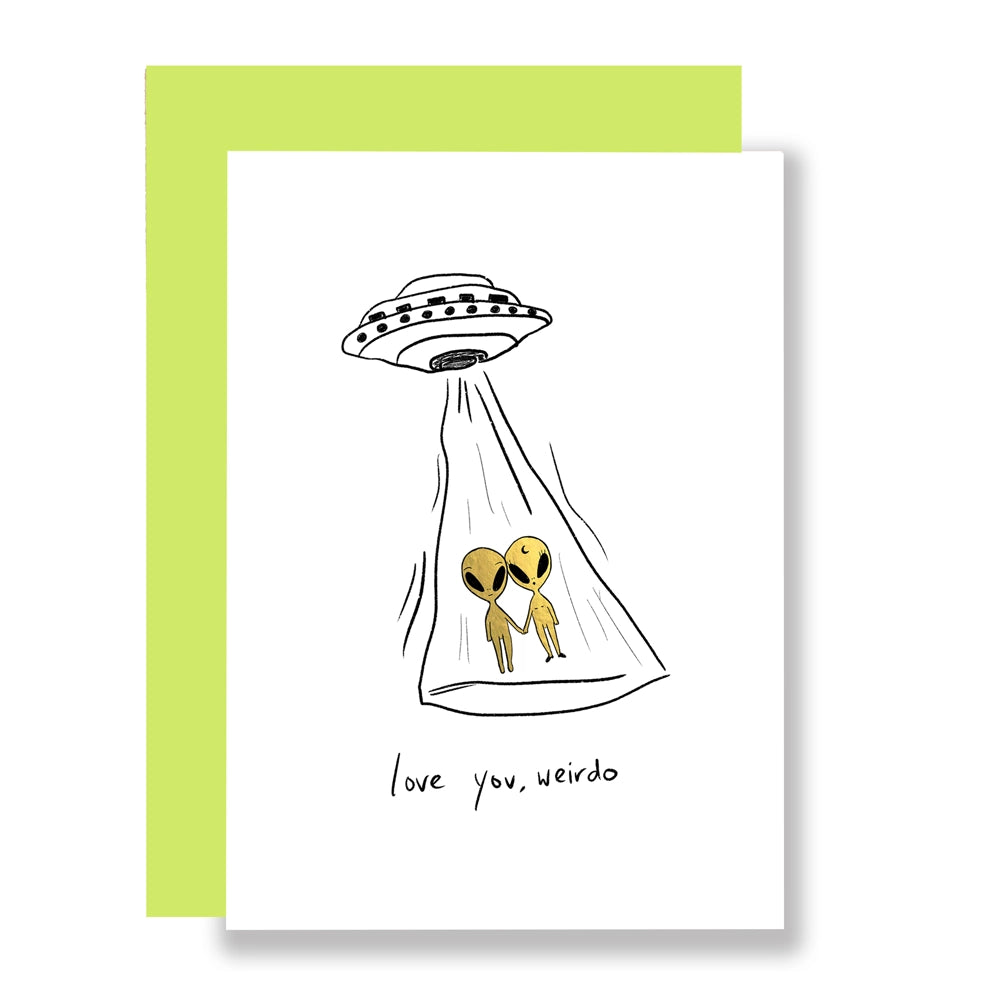 Love You Weirdo Card