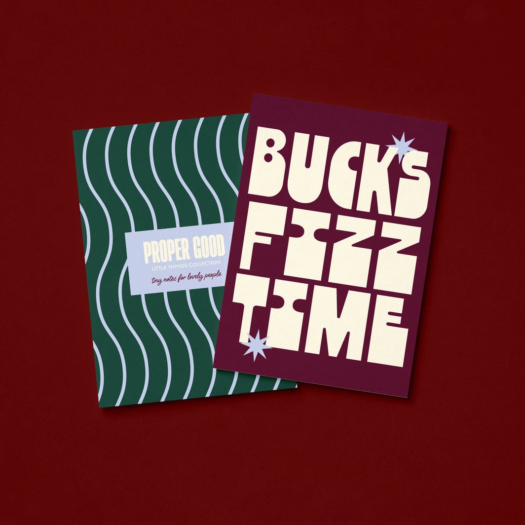 Bucks Fizz Time Mini Card