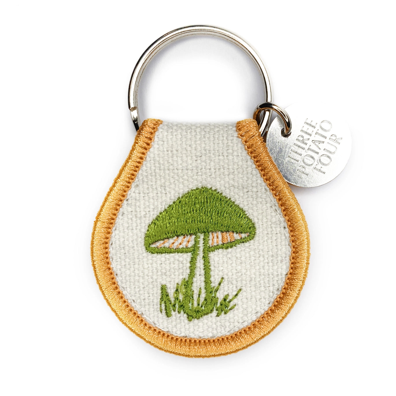 Three Potato Four Patch Keychain - Mushroom