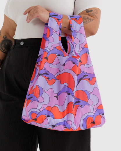 Baggu Standard Reusable Bag - Dolphins