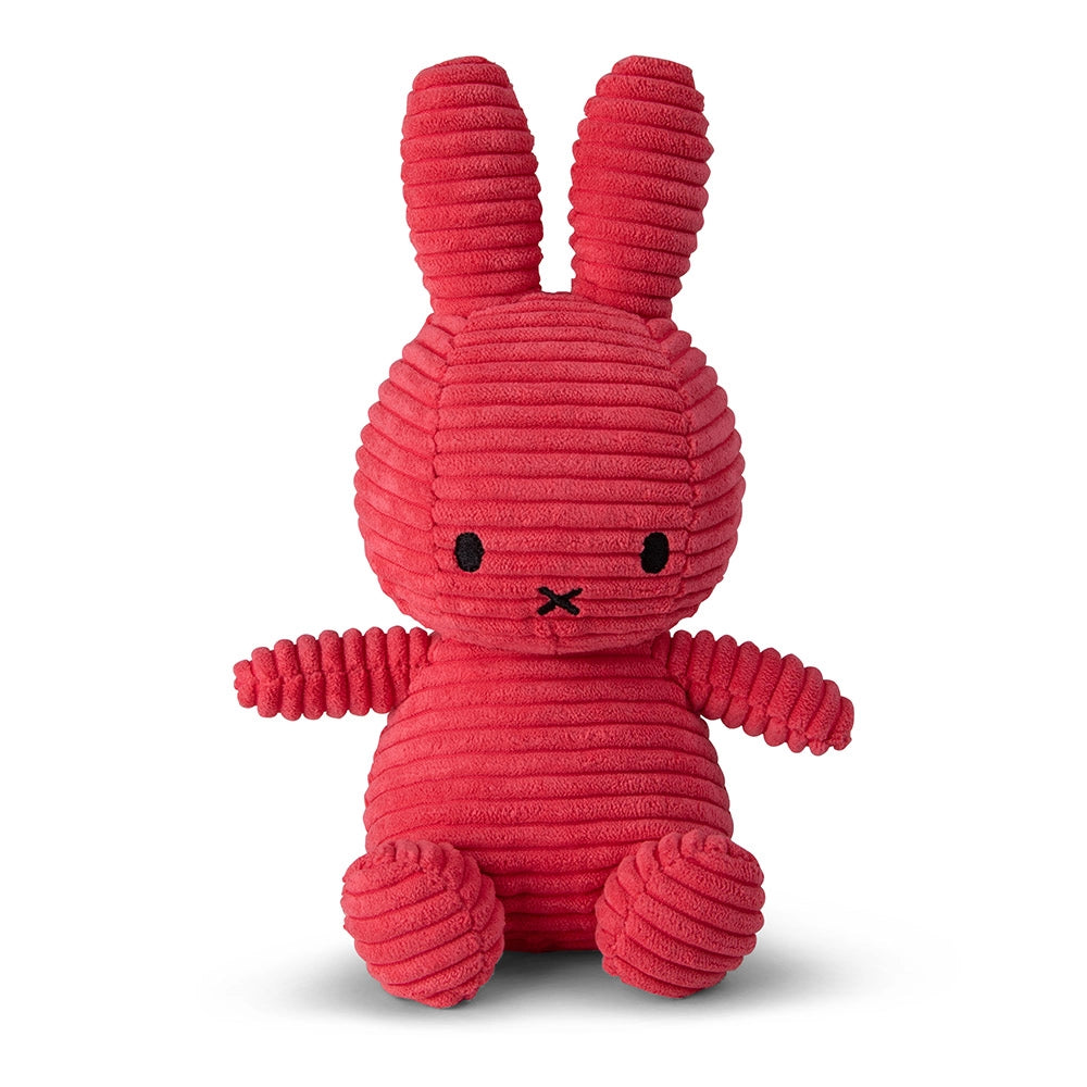 Miffy Corduroy Plush Toy - Fuchsia