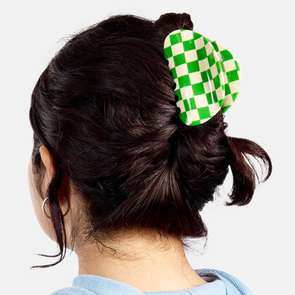 Chunks Checker Claw in Green