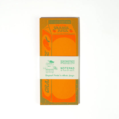 Risograph Notepad - Orange Juice