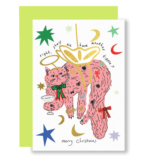 A Little Christmas Tipple Card