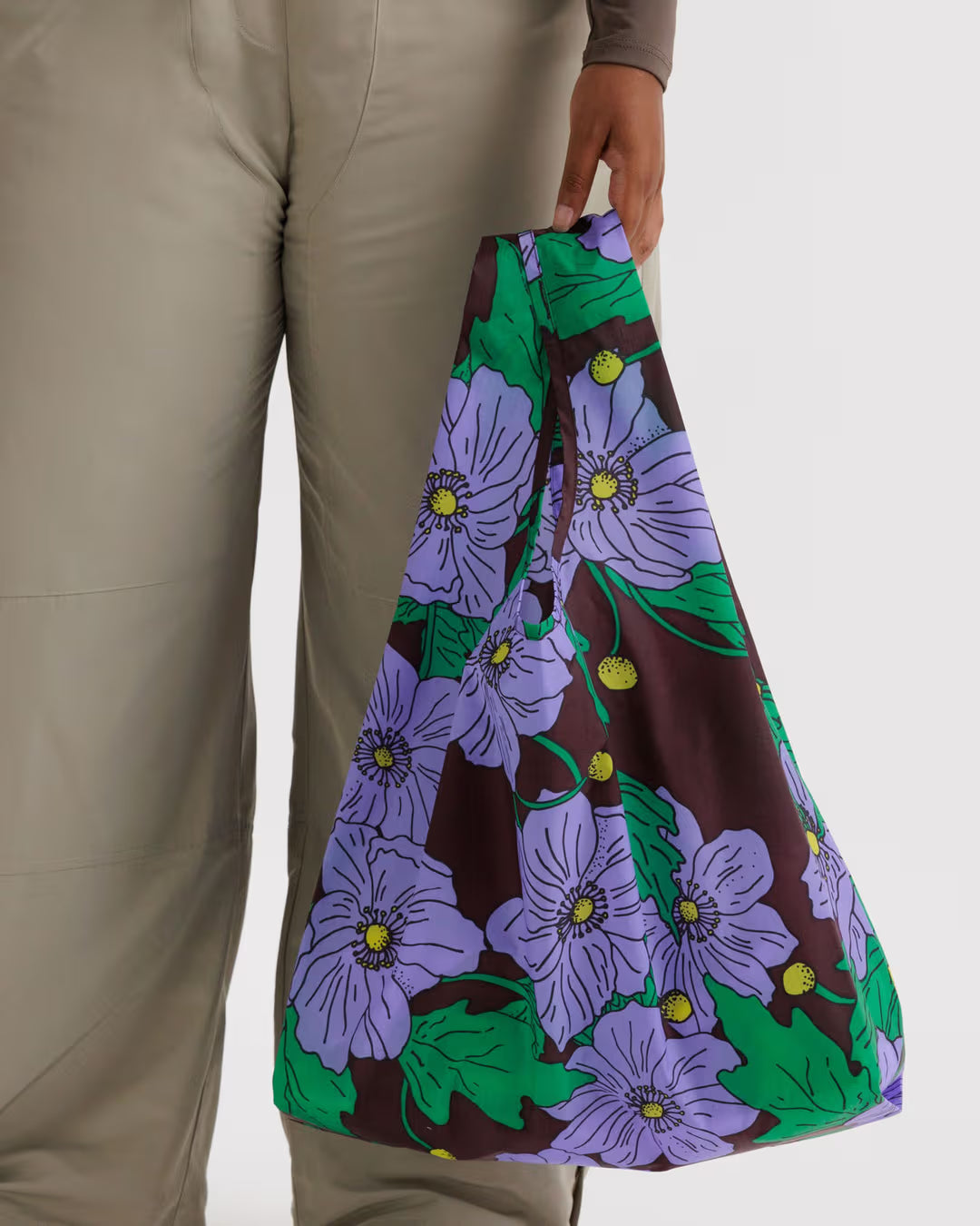 Baggu Standard Reusable Bag - Maroon Poppy