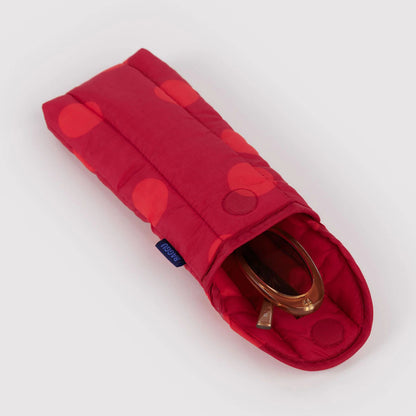 Baggu Glasses Case - Red Polka Dot