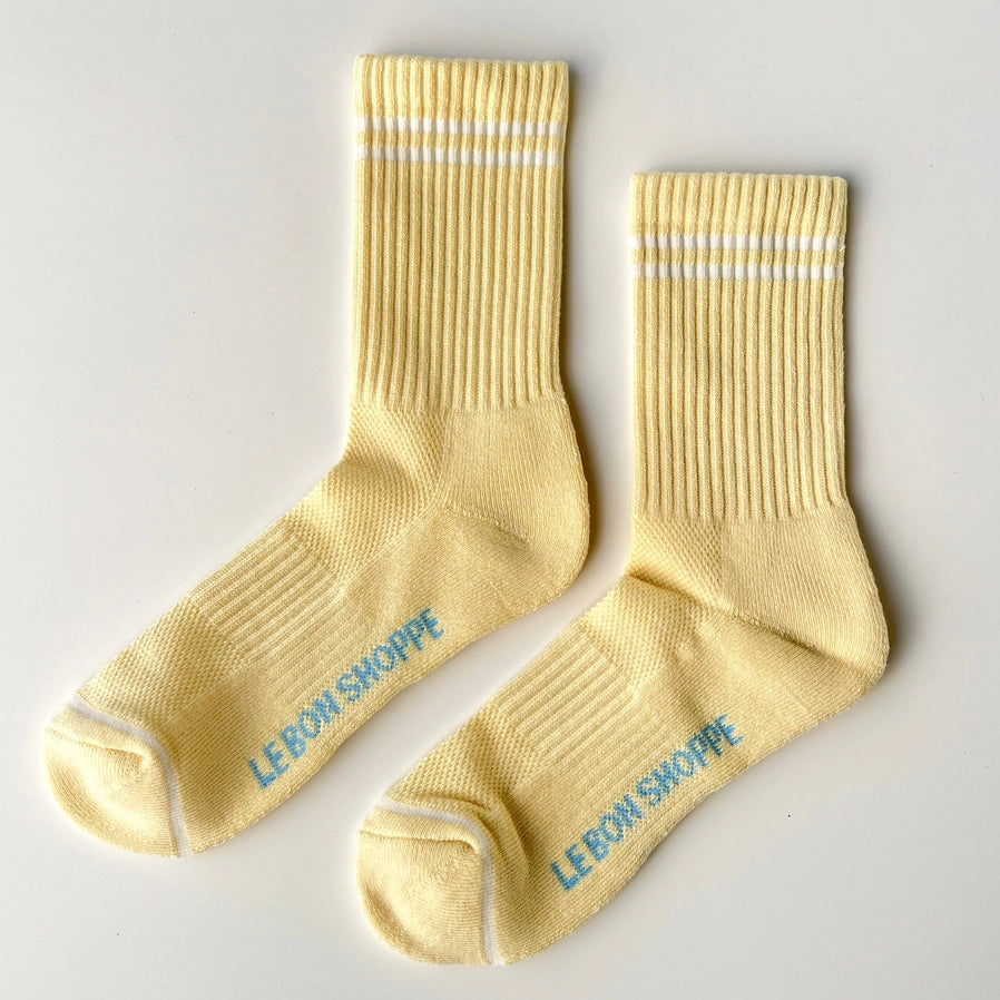 Le Bon Shoppe Boyfriend Socks - Lemonade