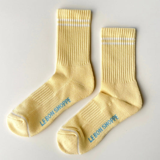 Le Bon Shoppe Boyfriend Socks - Lemonade