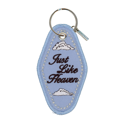 Just Like Heaven Embroidered Keychain