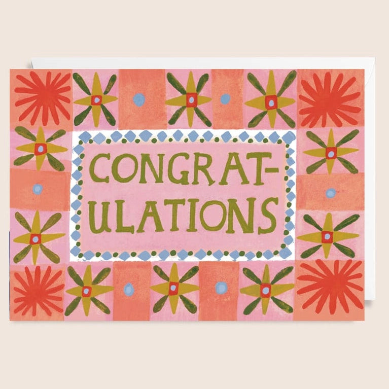 Congratulations Pattern Card