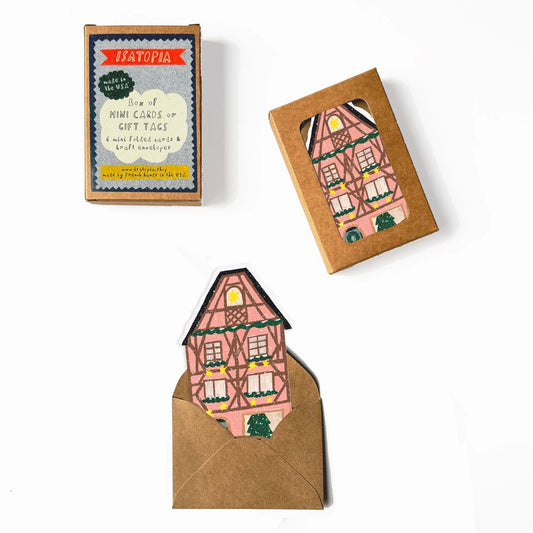 Isatopia Mini Cards - Pink Cottage