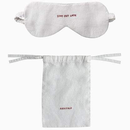 Arkitaip Linen Eye Mask - Stay Out Late