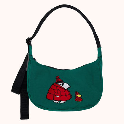 Baggu Medium Crescent Bag - Snoopy and Woodstock